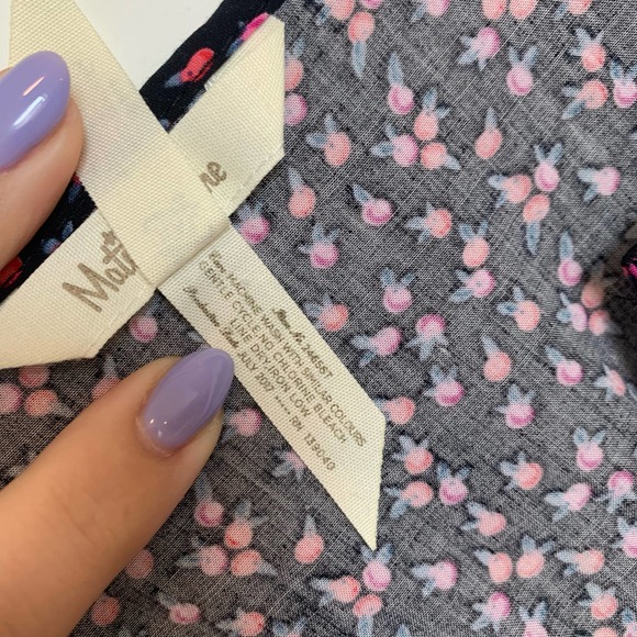 Matilda Jane Snow Globe Boho Peasant Floral Swiss Dot Puffed Blouse XXL - Picture 9 of 14